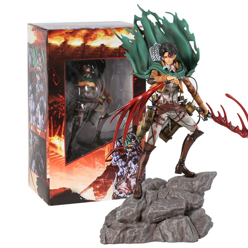 Levi & Mikasa Kampf-Diorama-Set