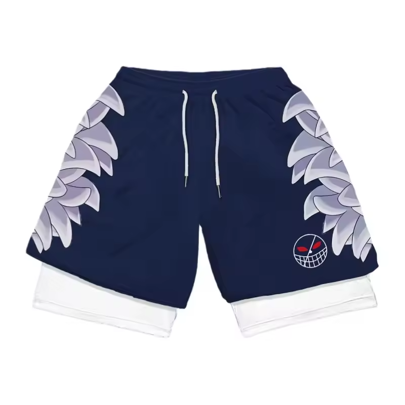 Doflamingo Double Layer Gym Shorts