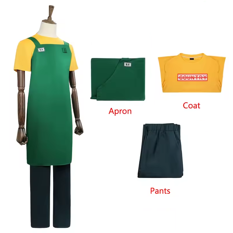 T-shirt + Pants + Apron