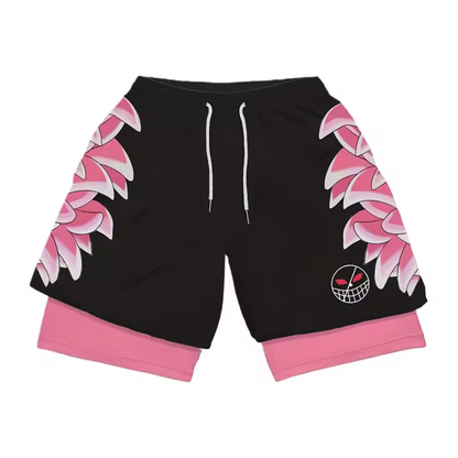 Doflamingo Double Layer Gym Shorts