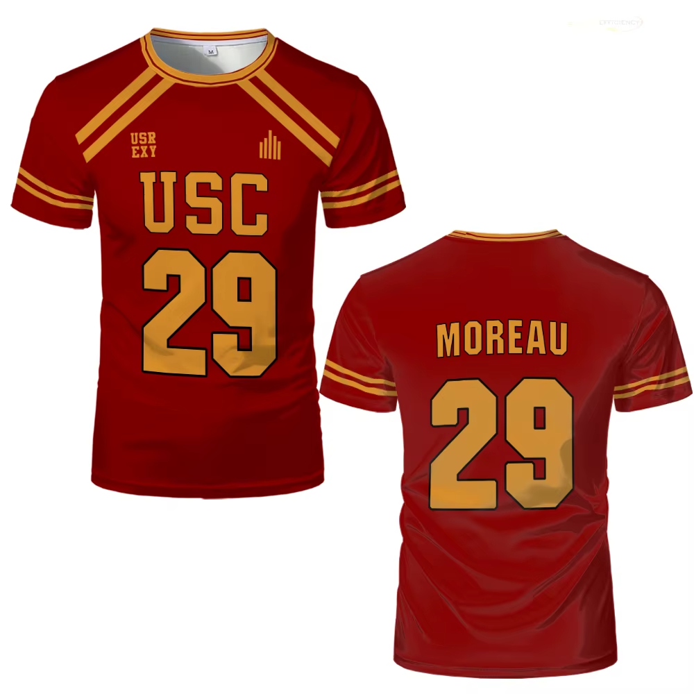 Foxhole Court Red Lacrosse Jerseys