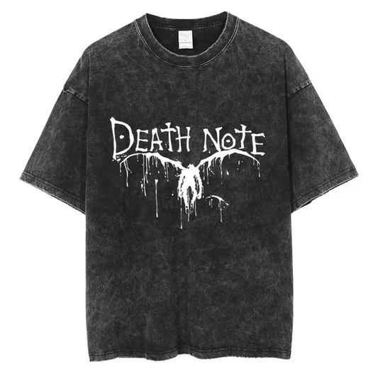 DEATH NOTE V2 VINTAGE OVERSIZE TEE