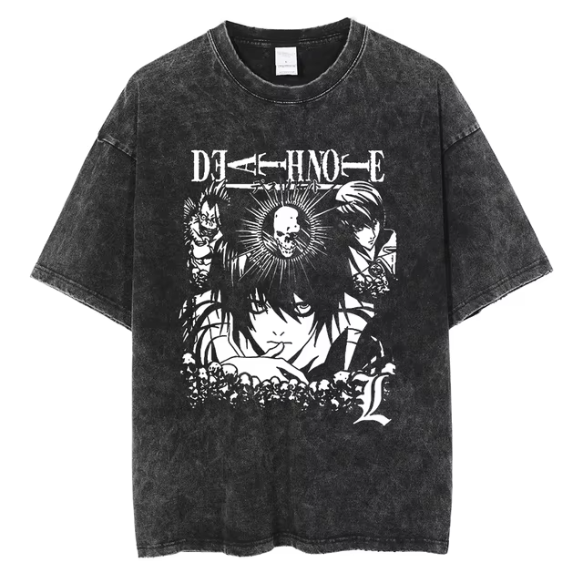 DEATH NOTE V5 VINTAGE OVERSIZE TEE