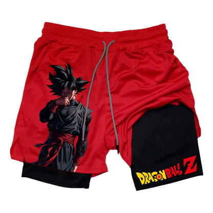 Dragon Ball Double Layer Gym Shorts