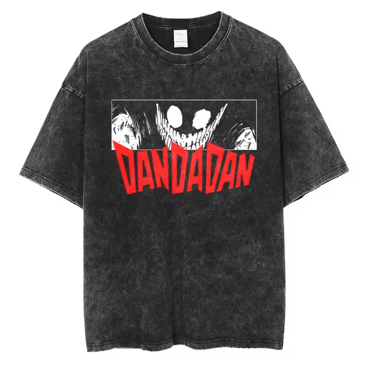 OKARUN DANDADAN  SCARED  VINTAGE T-SHIRT