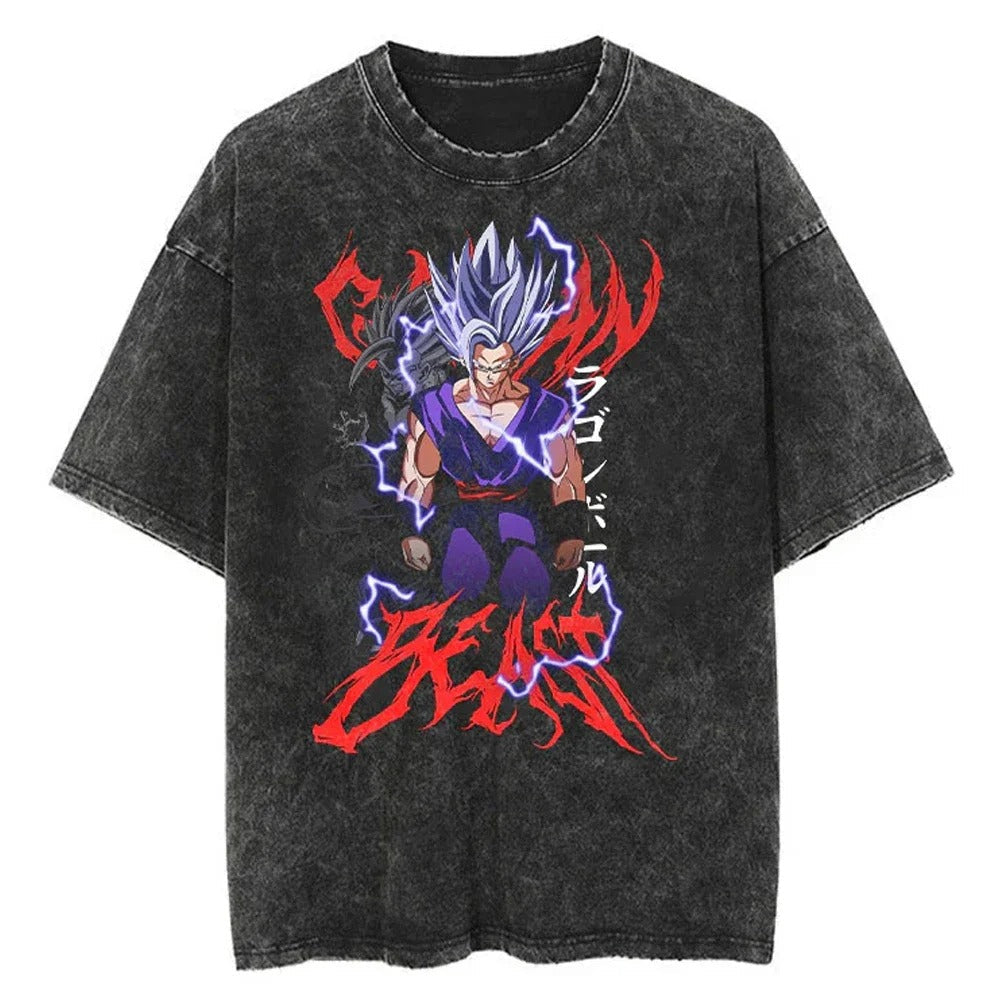 Vegeta Ultra Instinct T-Shirt | Dragon Ball Super | Distressed Design | Anime Merch
