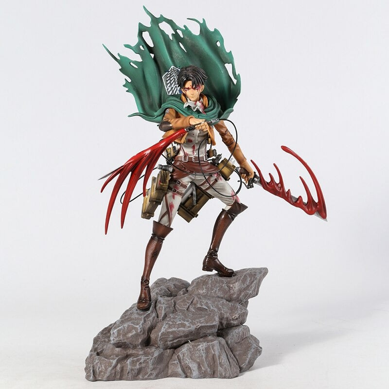 Levi & Mikasa Kampf-Diorama-Set