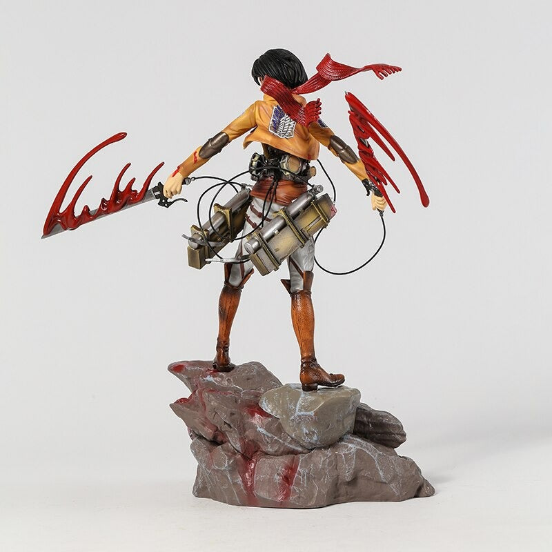 Levi & Mikasa Kampf-Diorama-Set