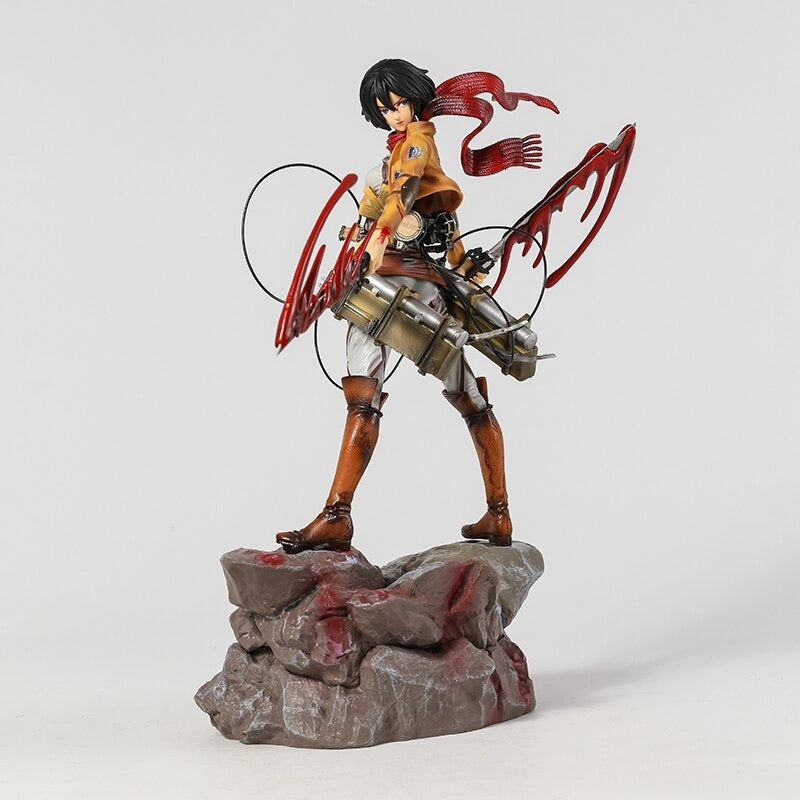 Levi & Mikasa Kampf-Diorama-Set