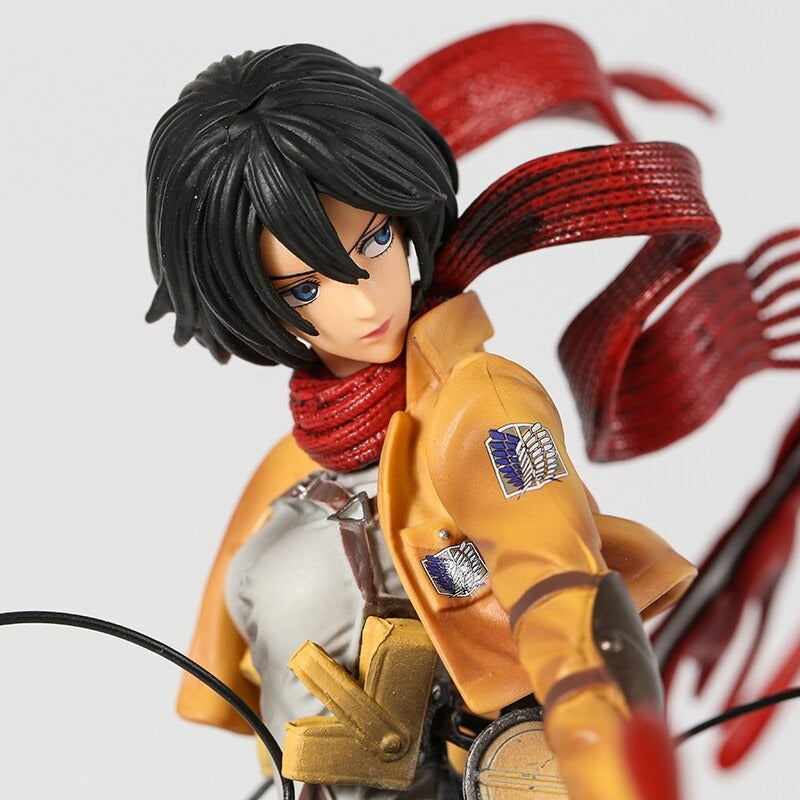 Levi & Mikasa Kampf-Diorama-Set