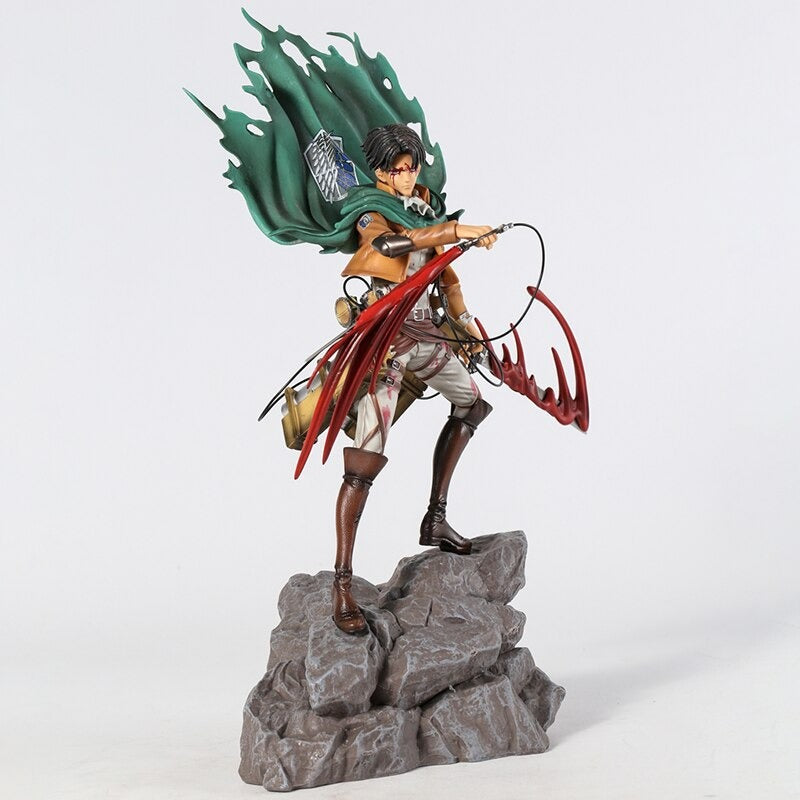 Levi & Mikasa Kampf-Diorama-Set