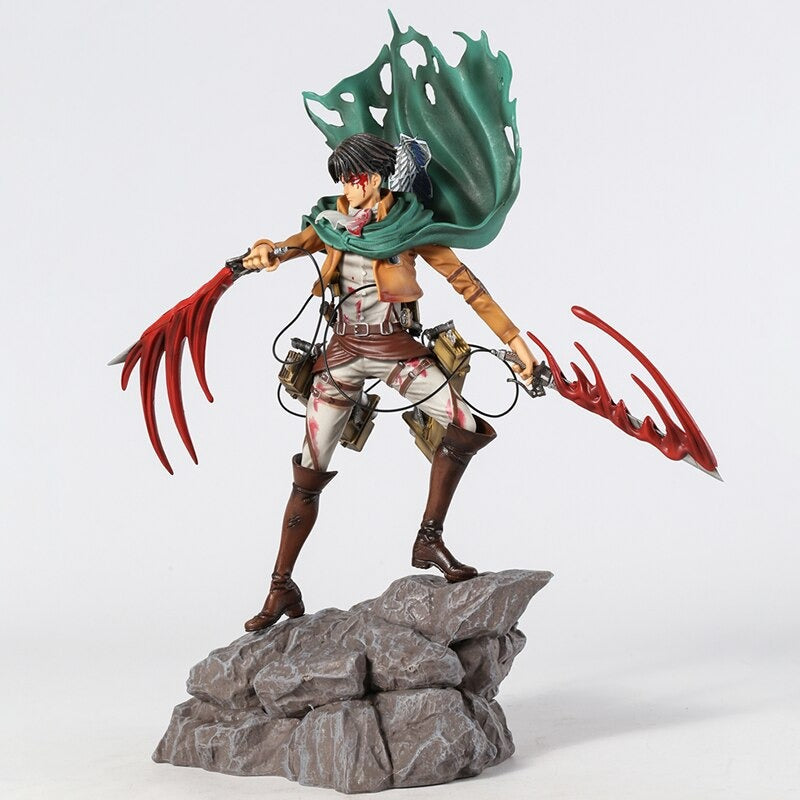 Levi & Mikasa Kampf-Diorama-Set