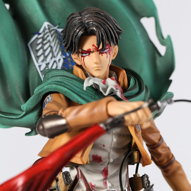 Levi & Mikasa Kampf-Diorama-Set