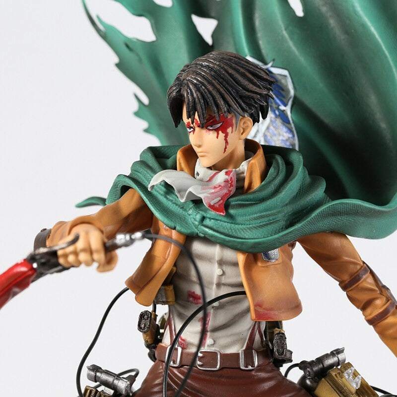 Levi & Mikasa Kampf-Diorama-Set
