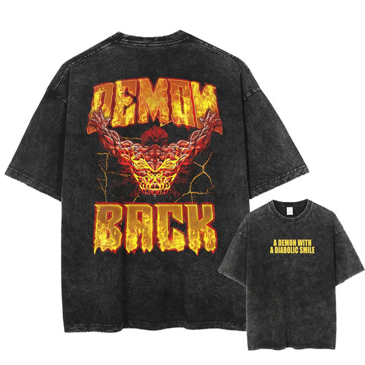 Yujiro Hanma "Demon Back" Vintage T-shirt