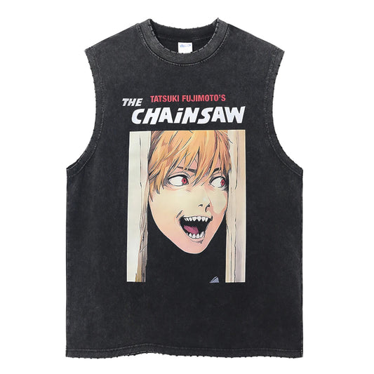 The Chainsaw Vintage Tank Top