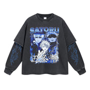 Gojo Satoru Double Sleeve Tee