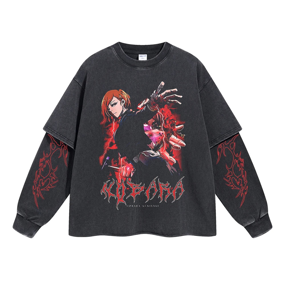 Nobara Kugisaki Double Sleeve T-Shirt
