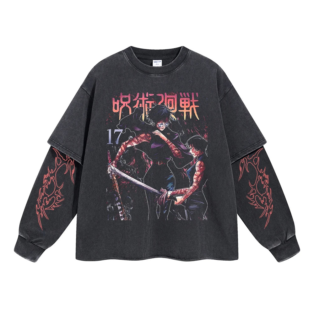 Maki Zenin Double-Sleeve T-Shirt