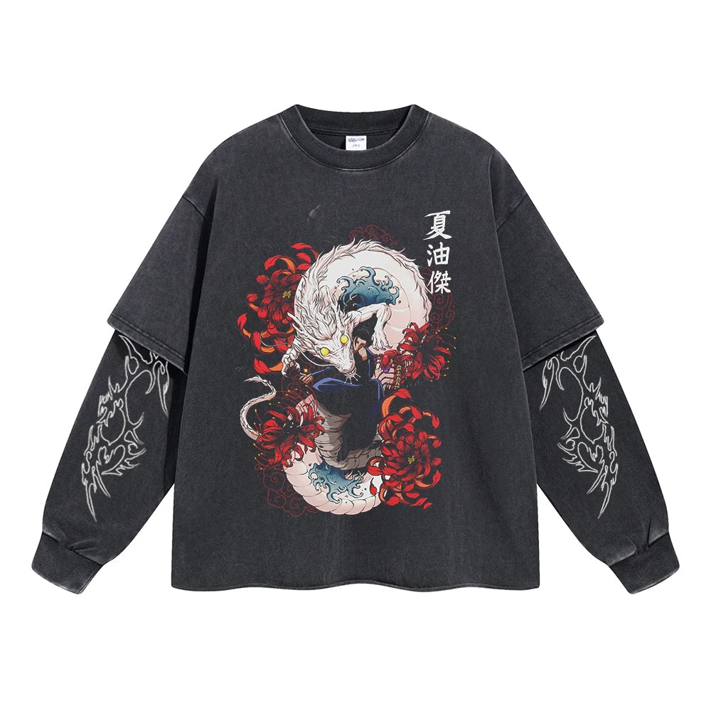 Geto Suguru Double-Sleeve T-Shirt
