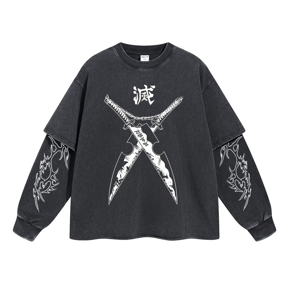 Tengen Uzui "Master of Echoes" Vintage Double Sleeve T-shirt