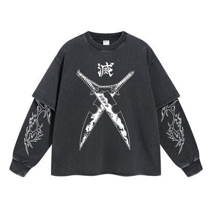 Tengen Uzui "Master of Echoes" Vintage Double Sleeve T-shirt