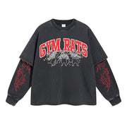 Gym Rats Vintage Double Sleeve T-shirt
