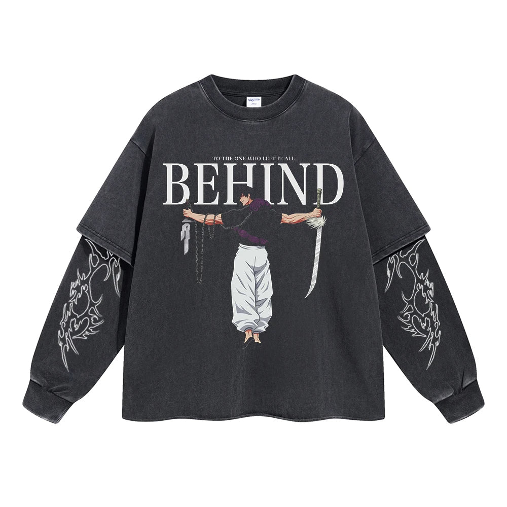 Toji Left It All Behind Double Sleeve Tee