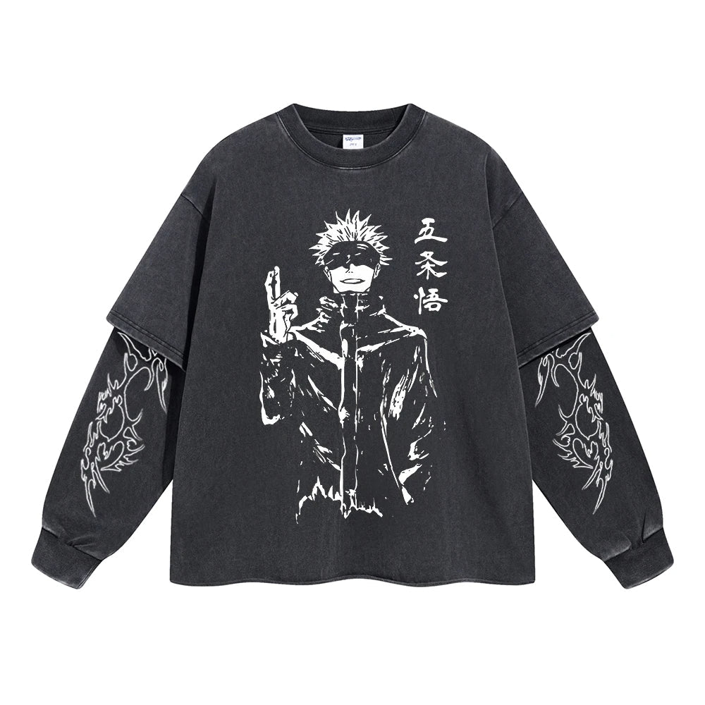 Gojo Sensei Double Sleeve T-Shirt