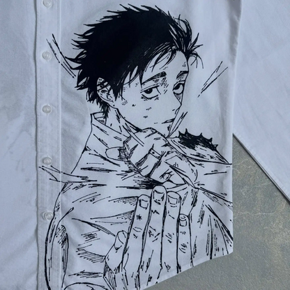 Yuta "I Love You, Rika" Button-Down Shirt