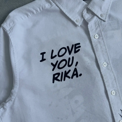 Yuta "I Love You, Rika" Button-Down Shirt