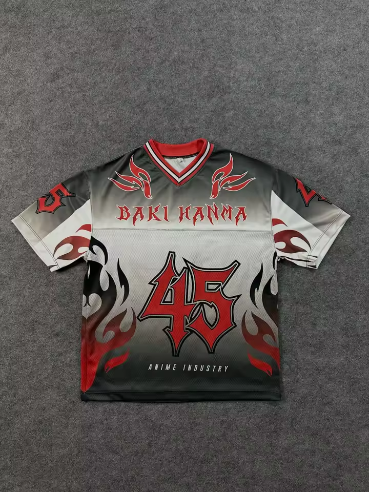 Baki Hanma Anime Soccer Jersey
