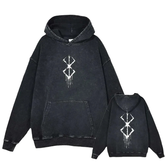 Sweat à capuche vintage Berserk V3