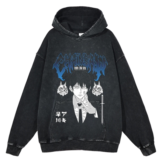 Aki Hayakawa "Fox Devil" Vintage Hoodie #01