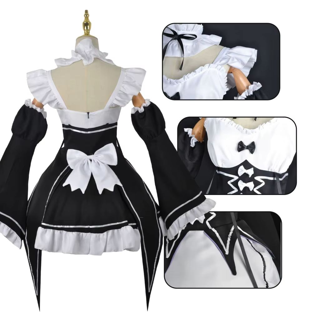 Re:Zero Rem & Ram Maid Cosplay