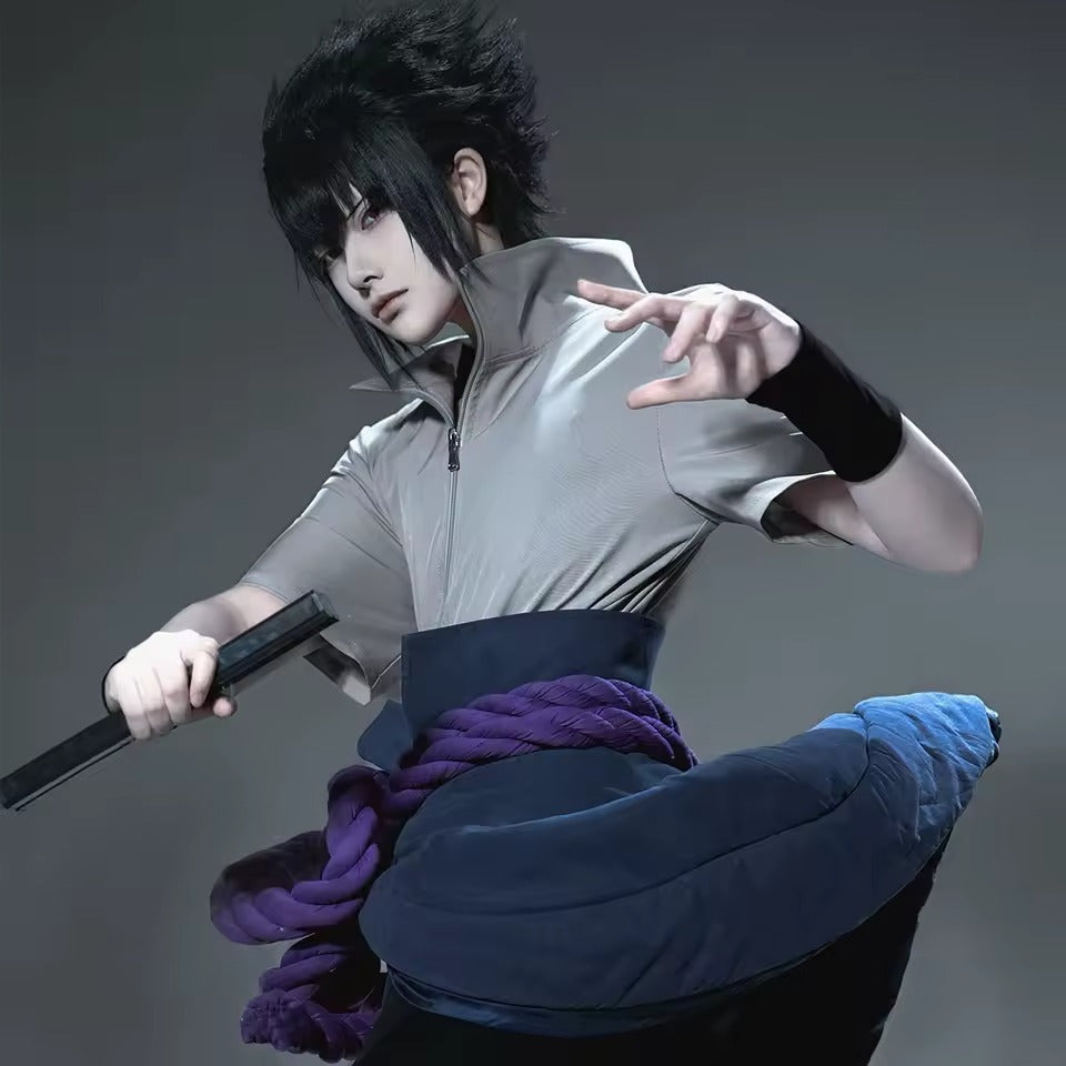 Sasuke Uchiha Cape complète - Costume de cosplay Naruto