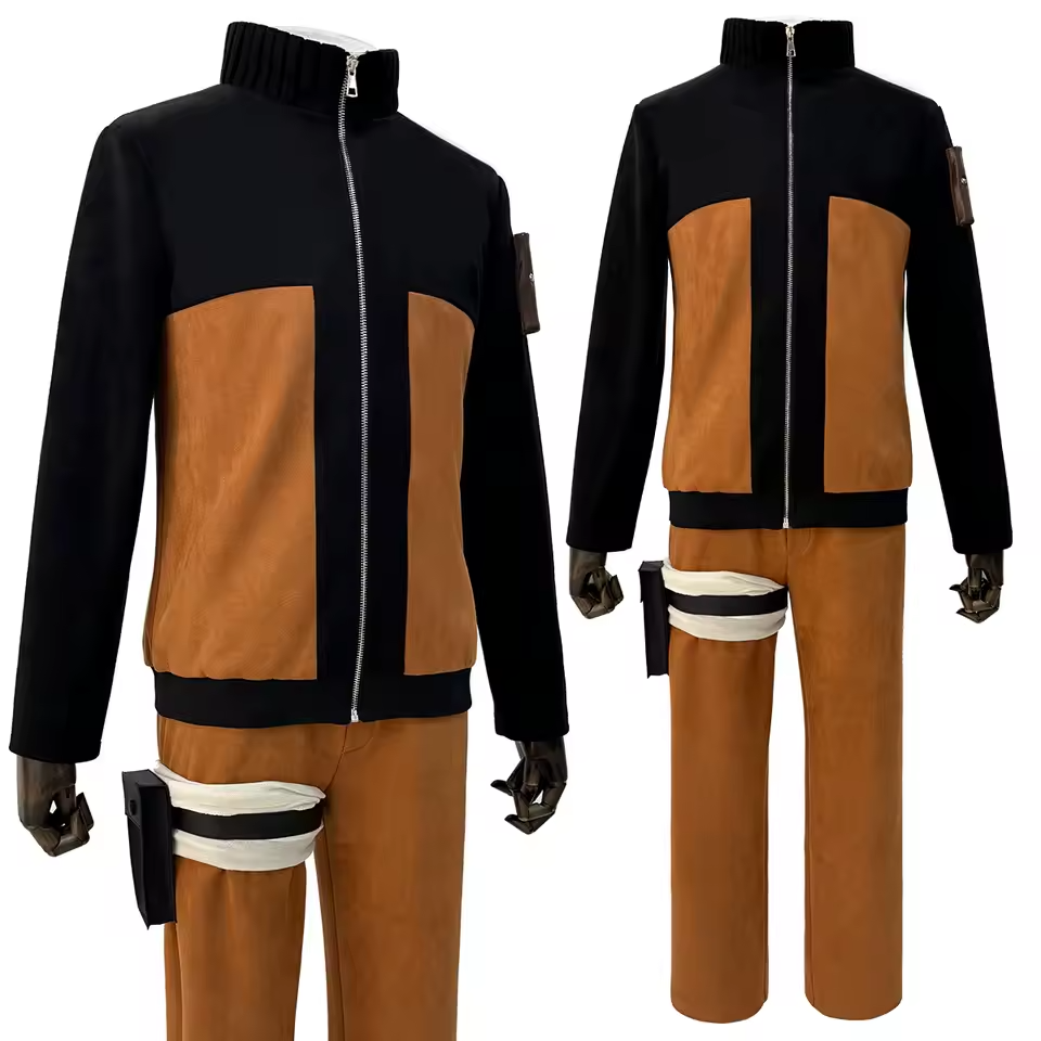 Naruto Uzumaki Manteau Complet - Costume Cosplay Hokage