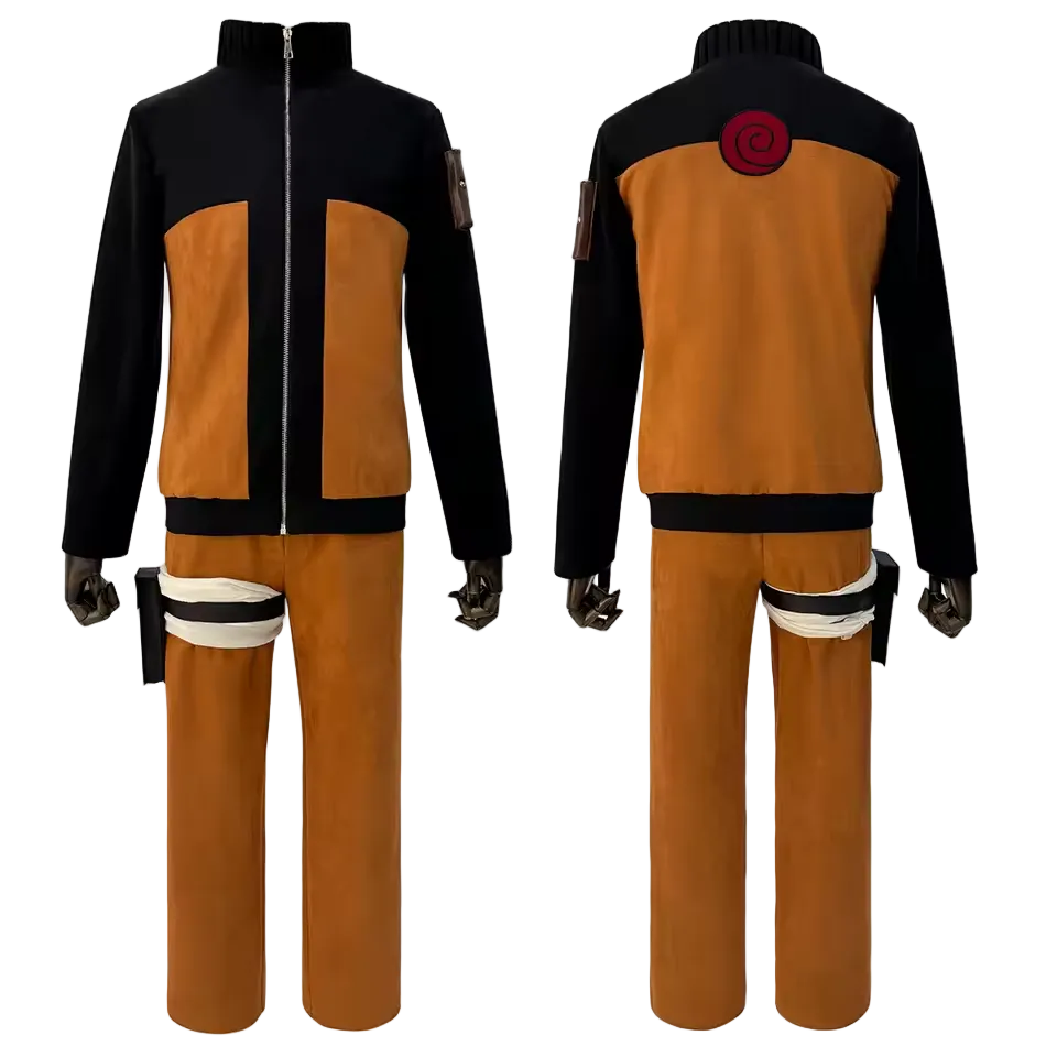 Naruto Uzumaki Manteau Complet - Costume Cosplay Hokage