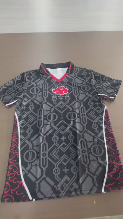 Akatsuki Cloud Anime Soccer Jersey