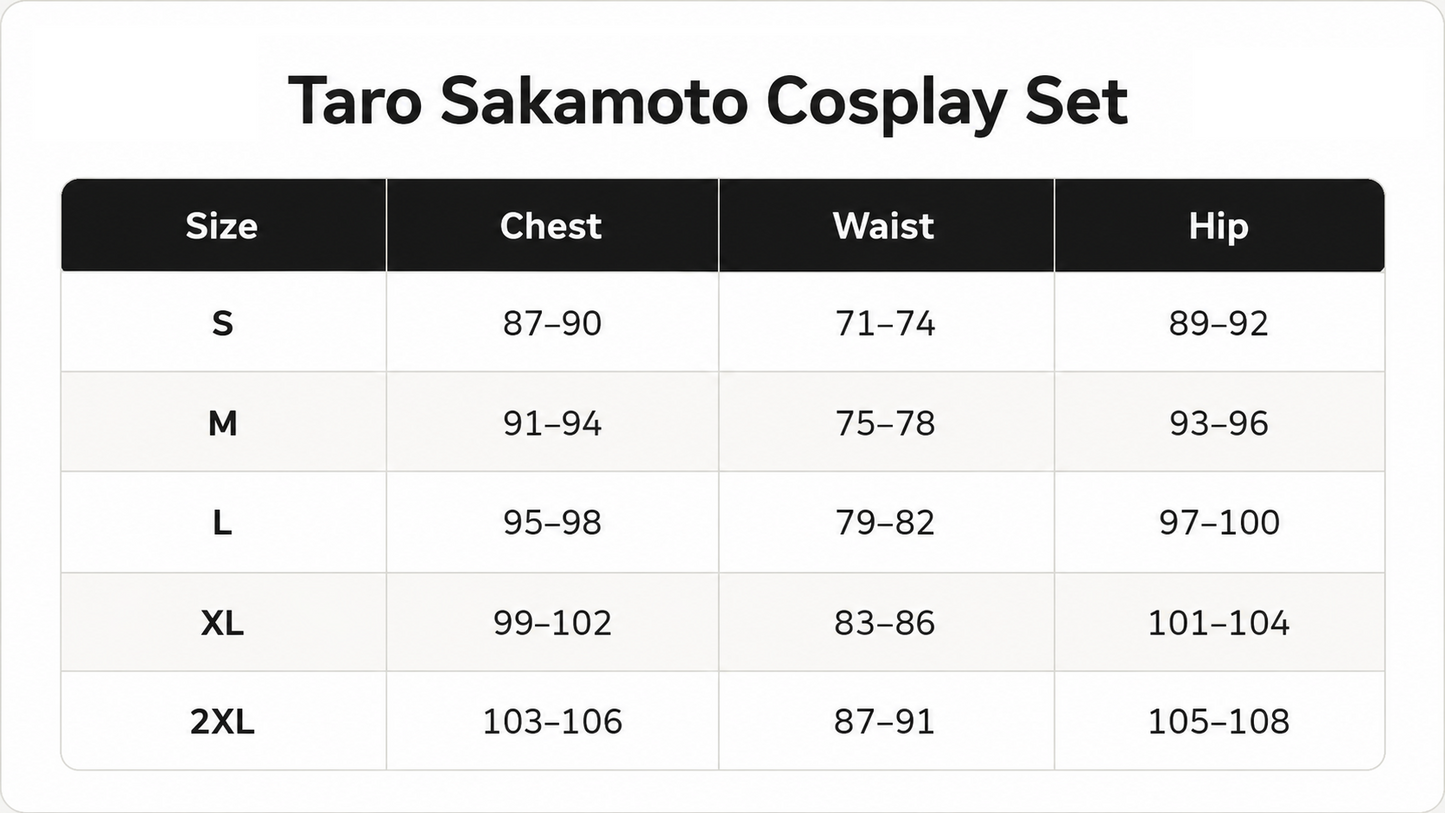 Taro Sakamoto Cosplay Set
