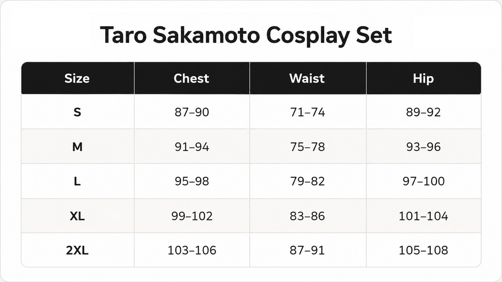 Taro Sakamoto Cosplay Set
