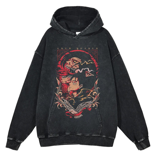 Eren Jaeger Vintage Hoodie V4