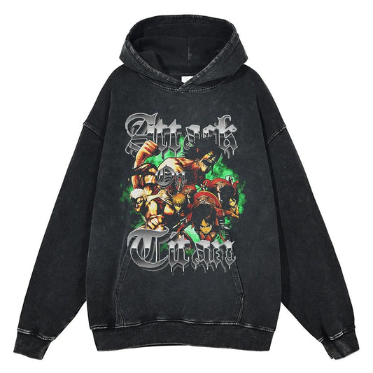 Attack on Titan Vintage Hoodie V5