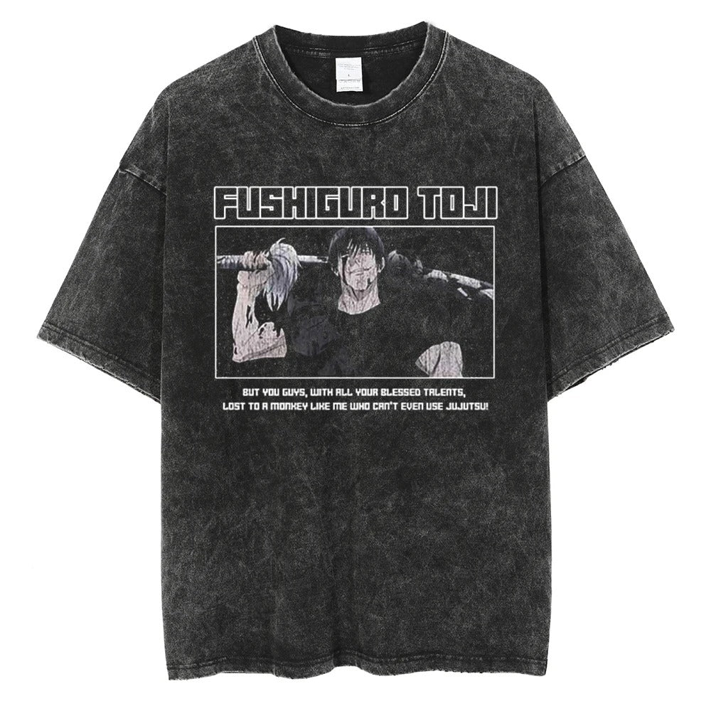 Toji Fushiguro Vintage T-shirts Pack