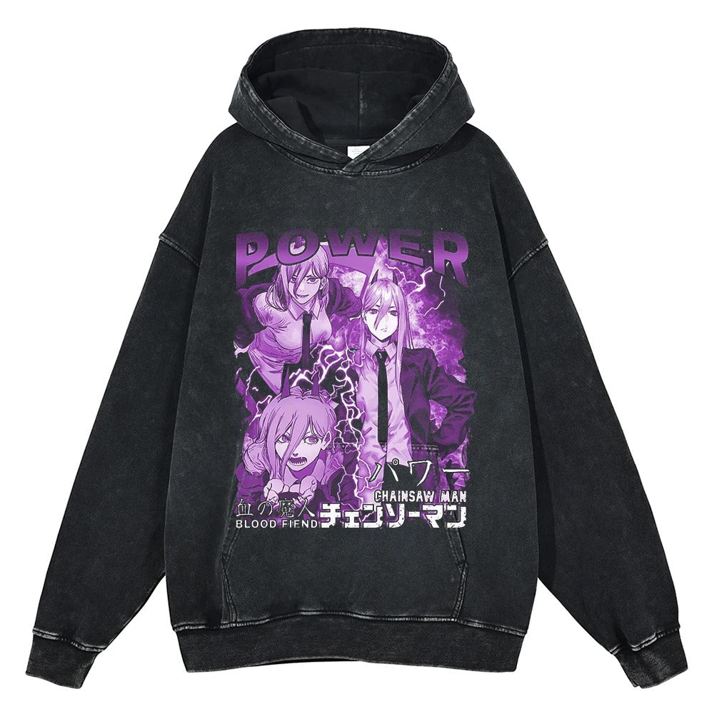 Power Vintage Hoodie V2