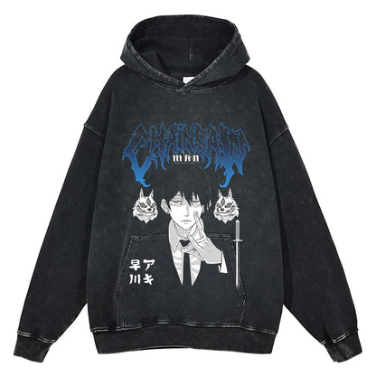 Aki Hayakawa "Fox Devil" Vintage Hoodie #01
