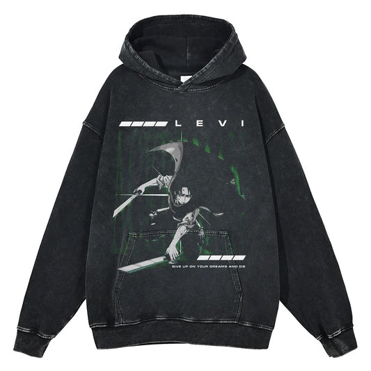 Levi Ackerman Vintage Hoodie V1