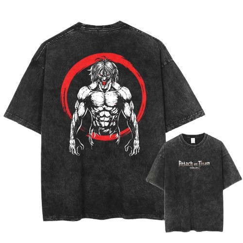 Attack Titan "Eren's Power" Vintage T-shirt #01