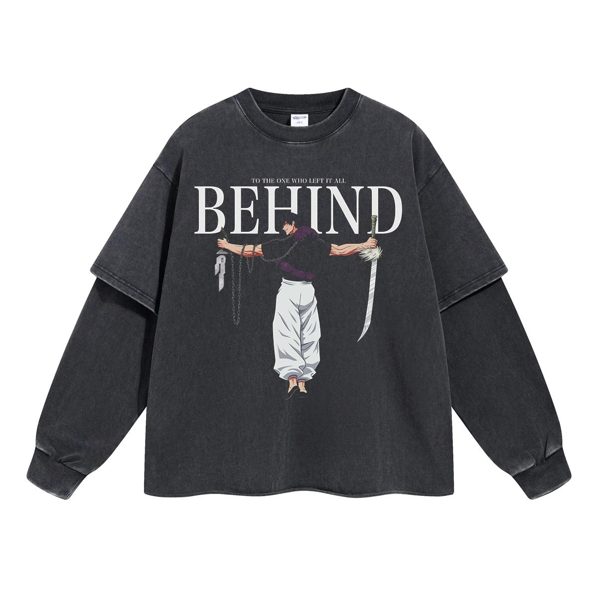 Toji Left It All Behind Double Sleeve Tee
