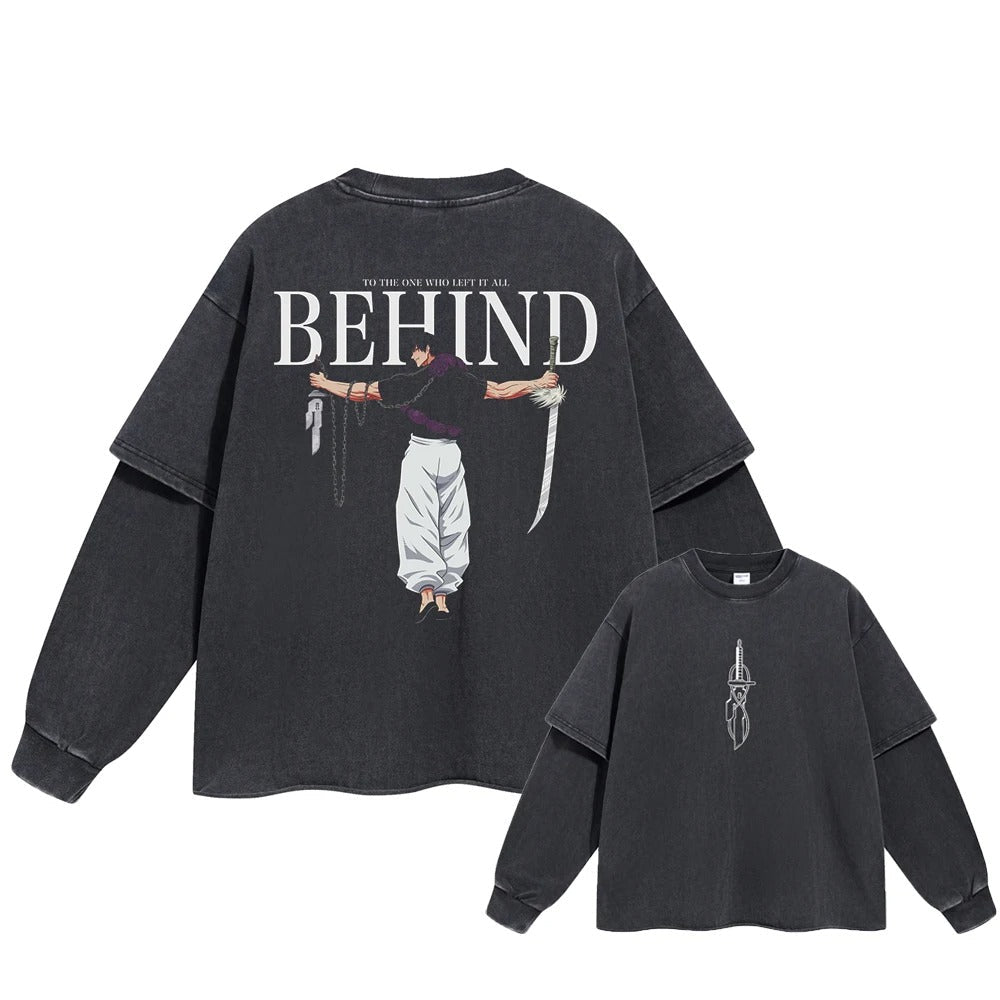 Toji Left It All Behind Double Sleeve Tee